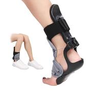 HMWOKPOT Tutore AFO per Piede cadente, ortesi Caviglia-Piede Supporto stabilizzatore per Piede cadente per Camminare con Le Scarpe per Uomo e Donna,Right,L