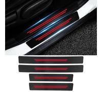 HMYOUXUAN 4 Pezzi Piastre di Protezione della Copertura soglia battitacco Auto per Land Rover Freelander 2 2010-2015 Fibra di CarbonioBattitacco per Auto, Accessori Decorativi Lo Styling