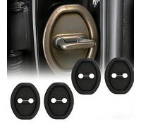 HMYOUXUAN Confezione da 4 Protezioni Nere per Serratura per Suzuki Vitara MK4 2015-2020, Copertura Protettiva in Silicone per Protezione Portiera, Auto Accessori