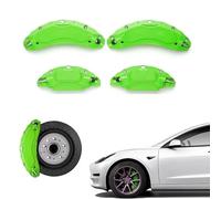 HMYOUXUAN Copripinza per Auto per Landrover Range Rover Evoque 2012-2017, Copertura per Pinza Freno Auto, 4 Pezzi Copri Pinza Freno a Disco per Auto Anteriore in Lega di Alluminio Sostituzione,Green