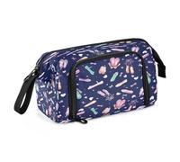 HMZXZ Astuccio grande per ragazze e ragazzi, con ballerina, astuccio per cancelleria per la scuola, organizer per cancelleria da ufficio, astuccio per matite e pittura per adulti e donne