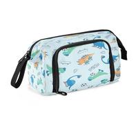 HMZXZ Astuccio grande per ragazze e ragazzi, con dinosauri carini, astuccio per matite da tennis, articoli per la scuola, cancelleria per ufficio, astuccio per matite, palla da skateboard, per adulti