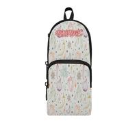 HMZXZ Astuccio personalizzato a forma di stella, prezzemolo, chiodi di garofano, astuccio per ragazze, ragazzi e bambini, borsa organizer per cancelleria per la scuola