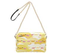 HMZXZ Carino Pollo Bambola Crossbody Borse per le Donne Borse in Pelle Piccole Borse A Tracolla Tracolla Cartone Animato Pulcino