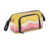 HMZXZ Grande astuccio per ragazze e ragazzi, astuccio per matite alla vaniglia e cioccolato, per forniture scolastiche, cancelleria per ufficio, astuccio per matite e gelato alla fragola, per adulti e