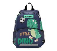 HMZXZ Zaino Personalizzato per Bambini con Nome, Trattori Cartoon Farming Bookbag per Ragazzi e Ragazze 3-6 Anni, Colorato Auto Asilo Prescolare