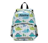 HMZXZ Zaino Personalizzato per Bambini con Nome, Trattori Cartoon Farming Bookbag per Ragazzi e Ragazze 3-6 Anni, Colorato Auto Asilo Prescolare