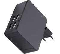HN Power HNP36-4USB Caricatore USB 36 W 4x USB-A Nero Ambiente interno