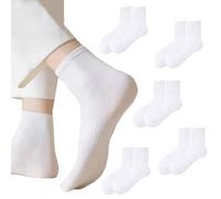 Hn2ogax Uomo E Donna, 5 Paia Calzini Donna Cotone, Ottima Qualità Di Cotone Calzini Unisex, Confortevoli E Traspirante Calze Running