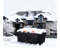 HNBFKD Copertura per mobili da esterno, impermeabile e anti-UV, per tavolo da pranzo da giardino 350x180x70cm/LxWxH Copertura per mobili da giardino con cinturino antivento e coulisse regolabile