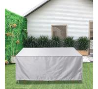 HNBFKD Coperture per Mobili da Giardino 280x80x75cm/LxWxH Telo Copri Tavoli da Terrazza per Tavolo e Sedie da Giardino, Impermeabile, Antivento, Anti-UV, Tessuto Oxford 420D Rettangolare