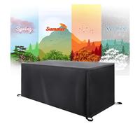 HNBFKD Coperture per Mobili da Giardino Impermeabile - 70x40x70cm/LxWxH Copertura da Tavolo da Giardino Tessuto Oxford 420D Antivento Anti-UV Antipolvere Antineve per Esterni e Interni Mobilia