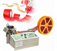 HNBYLMM Automatic Webbing Cutting Machine, 440W Hot And Cold Ribbon Cutter Machine with LED Display, 110 PCS/Min Cutting Speed Textile Ribbon Cutting for Knitwear, Leather, Ribbon, Shoelaces