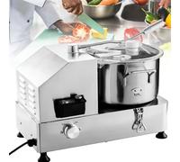 HNBYLMM Robot da Cucina Commercial, Tritatutto Elettrico per Carne e Verdure, Cutter Multifunzione in Acciaio Inox, tritaverdure, grattugia per Frutta, Noci, Cereali e Carne,12L