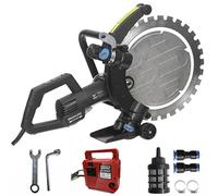 HNBYLMM Sega elettrica per calcestruzzo, Sega Circolare per calcestruzzo da 4500W, Sega per calcestruzzo Bagnato con soppressione della Polvere ad Acqua, per Pietra, Legno, Porcellana
