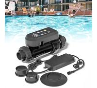 HNBYLMM Smart Saltwater Pool Chlorinator System, Up to 60,000 Gallons Pool, Salt Chlorine Generator Built-in Wi-Fi & App Control, Salt Pool Chlorine Generator for Above & in-Ground Pools, IPX5,50g/h