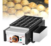 HNBYLMM Takoyaki Maker, 28 Holes Commercial Octopus Ball Maker with Non Stick Pan, Japanese Takoyaki Machine Fish Ball Maker Machine Takoyaki Grill for Making Pancake Balls