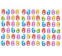 Hnd® novità LED lampeggiante Light Up Jelly Bumpy Ring, per party, Cutumes, compleanni, matrimoni e altre feste. Red,Blue Green,Yellow,Pink