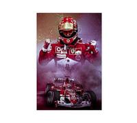Hndeial 2 poster su tela di Michael Schumacher, decorazione per camera da letto, sport, ufficio, stanza, regalo, senza cornice, 60 x 90 cm