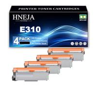 HNEJA Cartucce Toner Compatibili per Dell E310dw E515dw E514dw E515dn Stampante, Cartuccia Toner Sostitutiva 593-BBKD | Alta Capacità | 2600 Pagine,Black-4 Pack