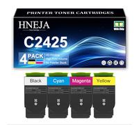 HNEJA Cartucce Toner Compatibili per Lexmark C2325 MC2325 C2425 MC2425 MC2535 MC2640 Stampante, Sostituzione Cartuccia Toner Ad Alta capacità C2310K0 C2310C0 C2310M0 C2310Y0,4 Colors-1 Pack