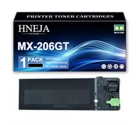 HNEJA Cartucce Toner Compatibili per Sharp MX-M160 MX-M160D MX-M200D Stampante, Sostituzione Cartuccia Toner MX-206GT | Alta Capacità | 20000 Pagine,Black-1 Pack