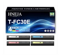 HNEJA Cartucce Toner T-FC30E per Toshiba E-Studio 2051C 2050C 2551C 2550C Stampante, Cartuccia Toner Ricambio Ad Alta Capacità T-FC30EK T-FC30EC T-FC30EM T-FC30EY,4 Colors-1 Pack