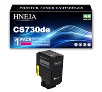 HNEJA Cartuccia Toner CS730de, Compatibile 71C20K0 71C20C0 71C20M0 71C20Y0 | per Lexmark CS730de CX730de CS735de CX735adse CX737adzse Stampanti,Magenta-1 Pack