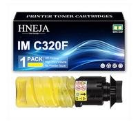 HNEJA Cartuccia Toner IM C320F, Cartucce Toner Compatibili 842656 842657 842642 842643 per Ricoh IM C320F Stampante,Yellow-1 Pack