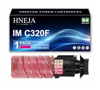 HNEJA Cartuccia Toner IM C320F, Cartucce Toner Compatibili 842656 842657 842642 842643 per Ricoh IM C320F Stampante,Magenta-1 Pack