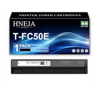 HNEJA Cartuccia Toner T-FC50E, Cartucce Toner Compatibili T-FC50EK T-FC50EC T-FC50EM T-FC50EY per Toshiba E-Studio 2555C 3555C 4555C 5055C Stampante,Black-1 Pack