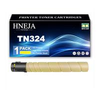 HNEJA Cartuccia Toner TN324, Cartucce Toner Compatibili TN324K TN324C TN324M TN324Y per Konica Minolta Bizhub C258 C308 C368 Stampante,Yellow-1 Pack