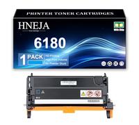 HNEJA Sostituzione della Cartuccia del Toner 6180, Cartucce Toner Compatibili 113R00726 113R00725 113R00724 113R00723 per Xerox Phaser 6180 6180N 6180DN 6180MFP Stampante,Cyan-1 Pack