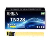 HNEJA Sostituzione della Cartuccia di Toner TN328, Cartucce di Toner Compatibili TN328K TN328C TN328M TN328Y per Konica Minolta Bizhub C250i C300i C360i C7130i Stampante,Yellow-1 Pack