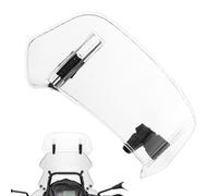 HNHPY Moto Parabrezza Deflettori per Piaggio Medley 150, Deflettore Moto Anteriore Schermo Regolabile Estensione Parabrezza Regolabile Estensione,A 280mm×120mm Transparent