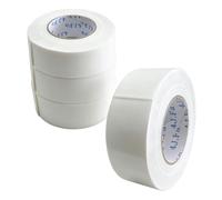 Hniuyun Nastro adesivo resistente, 48 mm x 50 m, impermeabile e strappabile a mano, per riparazioni professionali e uso industriale, confezione da 4 (bianco)