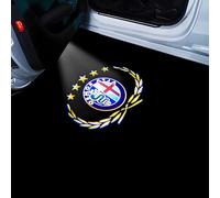 HNJDM 2 Pezzi Auto Luci Abitacolo per Alfa Romeo 156 159 164 166 4C 939 937, Benvenuto Lampada Luce per Portiera Luce di Ingresso Luci Proiettore Proiettori Luci