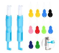 HNJUSR 12 Pezzi di Infila Ago per Macchina da Cucire, Infila Automatico, Inseritore di Aiuto per l'Infilatura Dell'Ago Fisso,Infila Ago per Mano Cucitura Cucito Craft,2 Stili