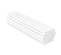 Hnmodter 50 Pezzi di Perno di Plastica Bianco per la Costruzione e l'Impilamento di Torte Multilivello (0,4 Pollice di Diametro 12 Pollici di Lunghezza)