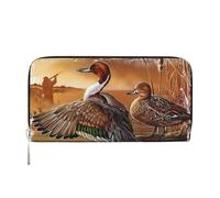 Hnnkloy Anatra codone, Portafogli in pelle PU, grande capacità, portafoglio con pochette per uomo e donna