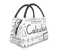 Hnnkloy Appassionato di matematica, geometria e calcolo differenziale e integrale.,Borsa termica portatile, borsa porta pranzo isolata, borsa termica resistente, borsa frigo riutilizzabile
