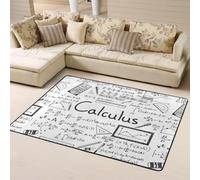 Hnnkloy Appassionato di matematica, geometria e calcolo differenziale e integrale., Tappeto grande antiscivolo per soggiorno e camera da letto, 160 x 120 cm.