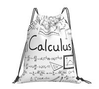 Hnnkloy Appassionato di matematica, geometria e calcolo differenziale e integrale.,Zaino con coulisse unisex, borsa sportiva da palestra, zaino casual da giorno, zaino con coulisse