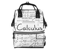 Hnnkloy Appassionato di matematica, geometria e calcolo differenziale e integrale.,Zaino fasciatoio per mamma di grande capacità, zaino da viaggio per attività all'aperto