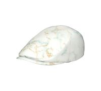 Hnnkloy Bianco Verde Menta Marmo Oro Grigio Glam, Cappello Piatto da Uomo, Berretto da Strillone da Uomo, Berretto Regolabile da Guida
