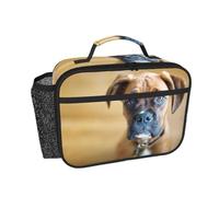 Hnnkloy Cani Boxer Cuccioli Animali Domestici Cani,Borsa termica portatile, resistente, borsa porta pranzo isolante, borsa frigo riutilizzabile