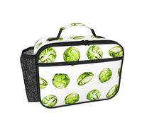 Hnnkloy Cavolini di Bruxelles,Borsa termica portatile, resistente, borsa porta pranzo isolante, borsa frigo riutilizzabile