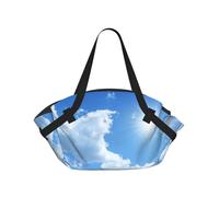 Hnnkloy Due delfini,Tappetino da campeggio multifunzionale pieghevole, coperta da picnic utilizzabile anche come borsa da campeggio.