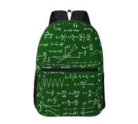 Hnnkloy Equazioni matematiche e formule,Zaino da 17 pollici con tasche, zaino casual, resistente all'acqua, borsa da scuola