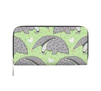 Hnnkloy Formichiere carino, Portafogli in pelle PU, grande capacità, portafoglio con pochette per uomo e donna